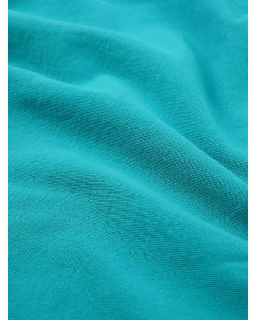 Sporty & Rich Blue Ny Country Club Cropped Sweatshirt