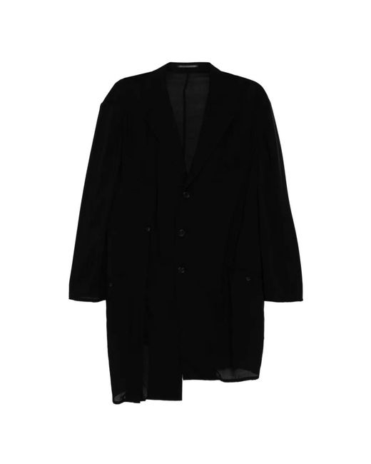 Yohji Yamamoto Black Chest Pouch Pocket Jacket for men