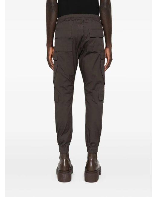 メンズ Rick Owens ドローストリング カーゴパンツ Gray