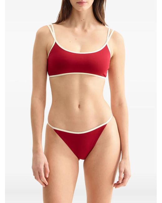 Eres Red Iman Bikini Top