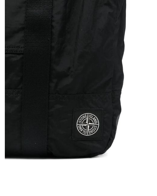 Stone Island Black Borsa for men