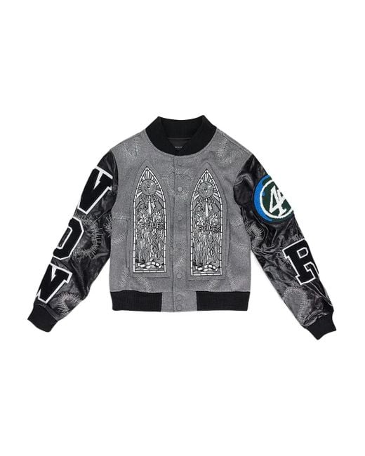 Who Decides War Black X Riccardi Namesake Bomber Jacket for men