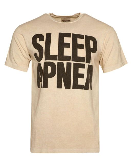 GALLERY DEPT. Natural Sleep Apnea Cotton T-shirt for men