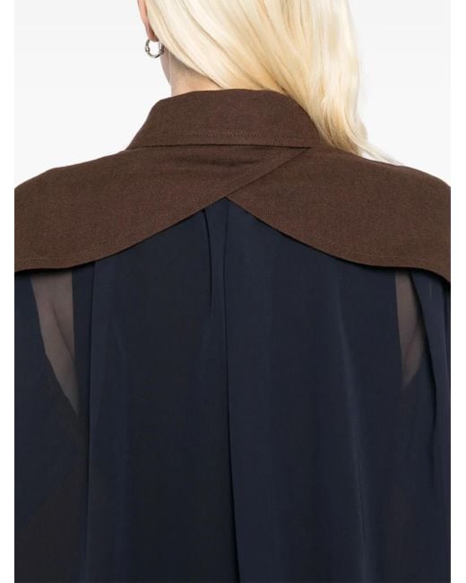 Undercover Brown Panel Detailing Jacket