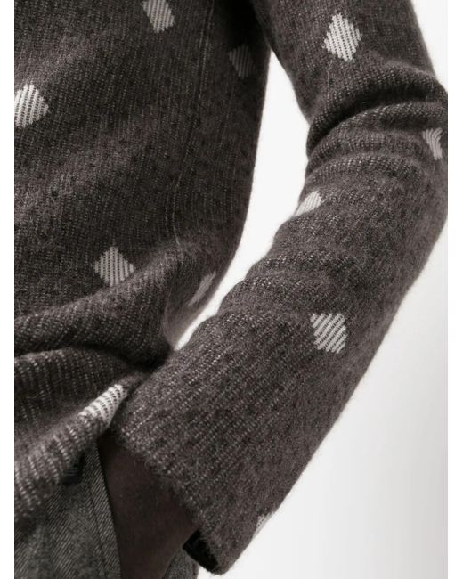 Giorgio Armani Gray Luxurious Cashmere Blend Sweater For for men