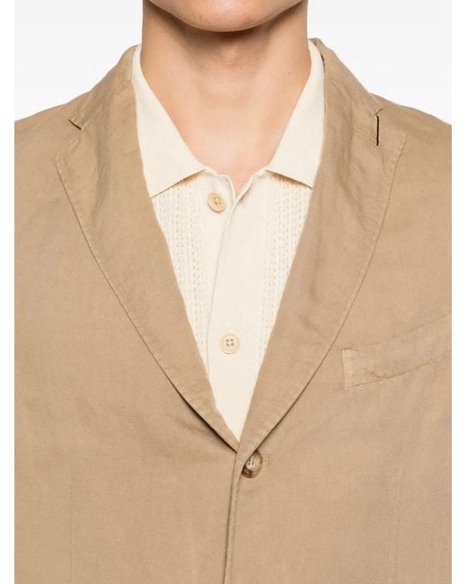 Boglioli Natural Notched-Lapel Blazer for men