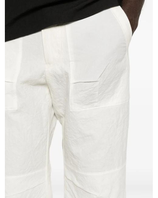 Individual Sentiments White Pantalon À Empiècements for men