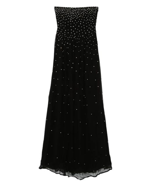 Ba&sh Black Laura Beaded Maxi Dress
