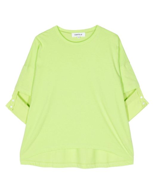 Enfold シャツ レイヤード Tシャツ Green