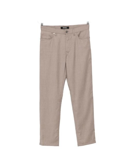 Zegna Gray City Jeans for men