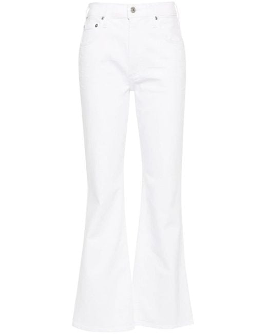 Citizens of Humanity Flared Jeans in het White