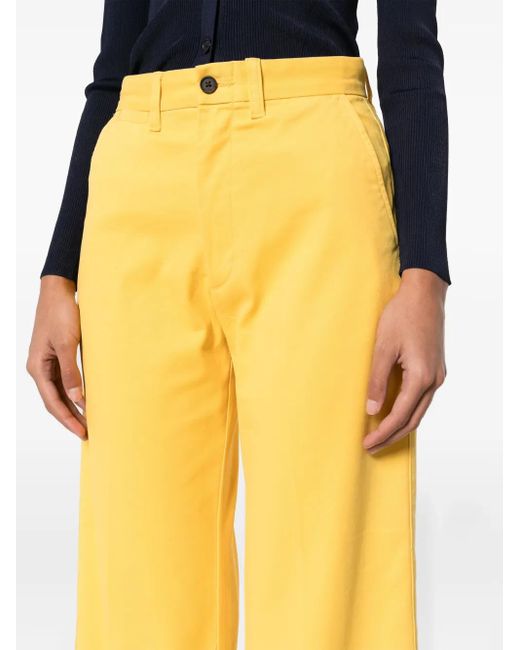 Polo Ralph Lauren Yellow Straight-Leg Trousers