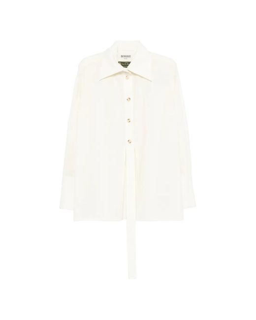 BATAKOVIC Belgrade White Long-Sleeve Button Shirt
