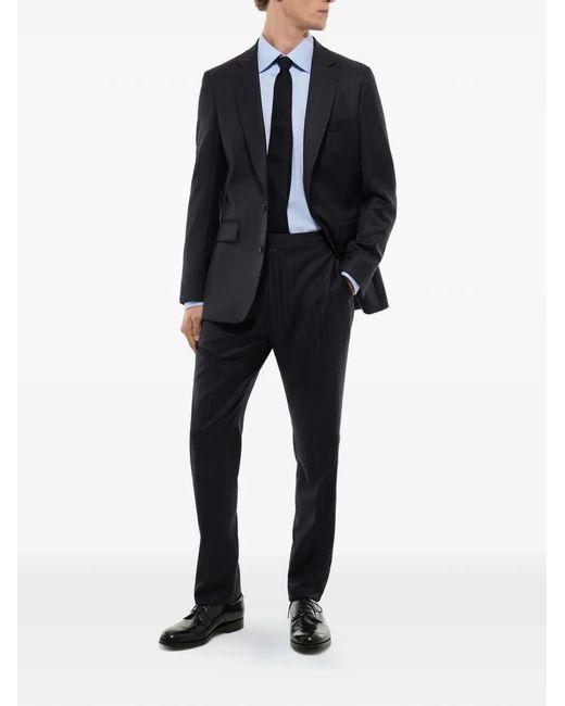 Fursac Blue Buttoned Shirt for men