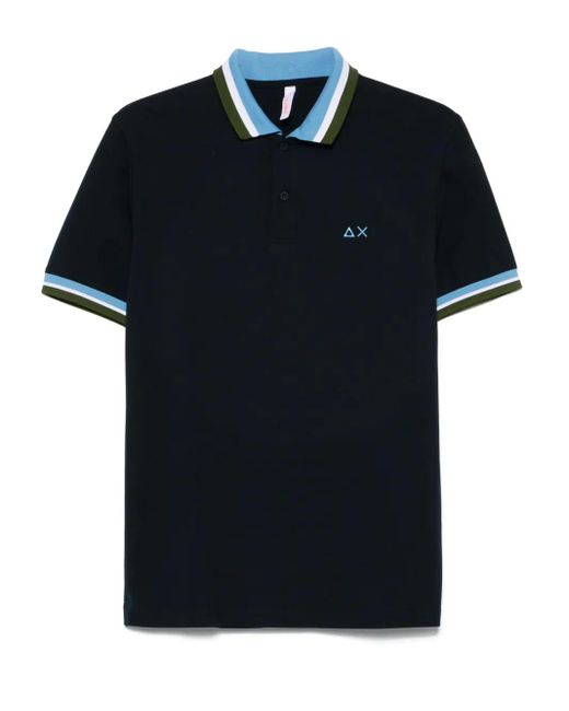 Sun 68 Poloshirt Aus Piqué in Black für Herren
