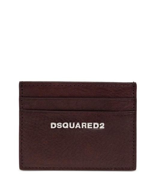 DSquared² Purple Kartenetui Mit Logo-Schild