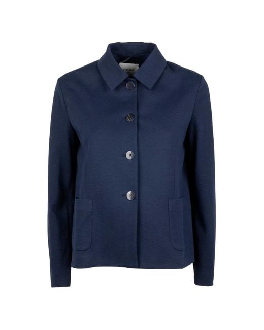 Chaqueta Con Bolsillos De Parche Circolo 1901 de color Blue