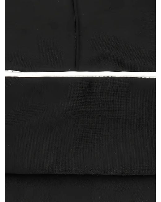 Rhude Black Contrasting Trim Track Trousers for men