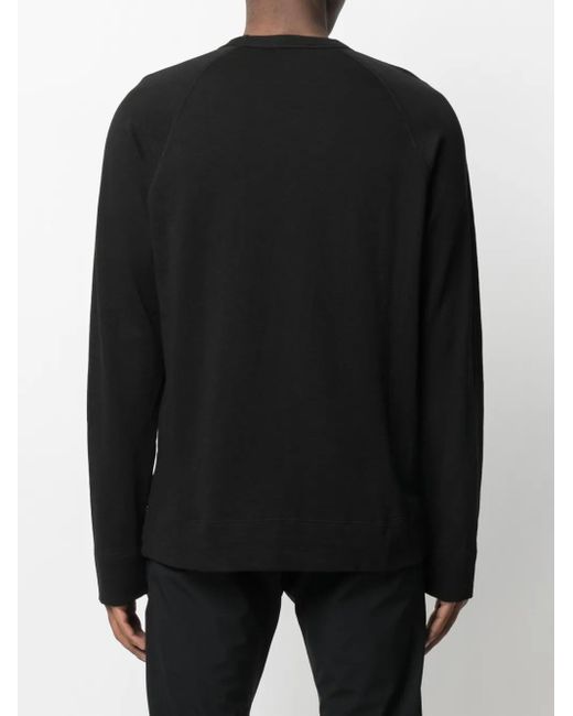 Sudadera De Algodón Supima James Perse de hombre de color Black