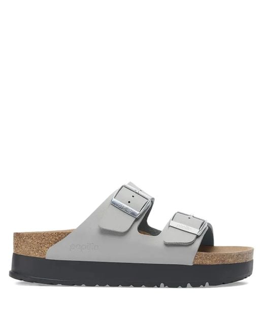 Sandalias Arizona Flex con doble hebilla Birkenstock de color White