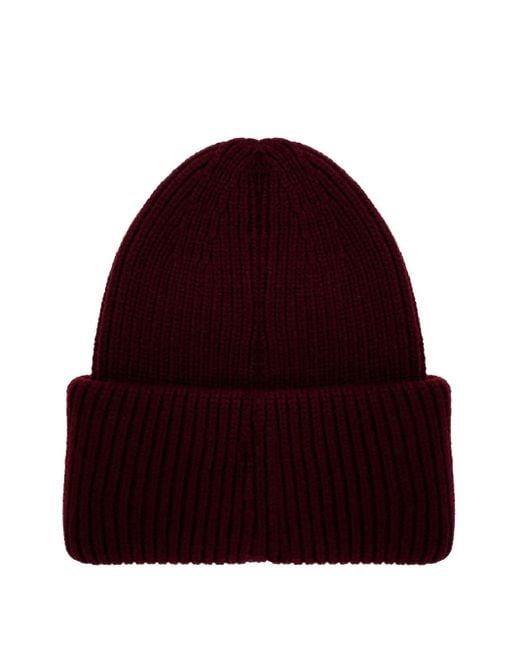 Moncler Red Logo Hat for men