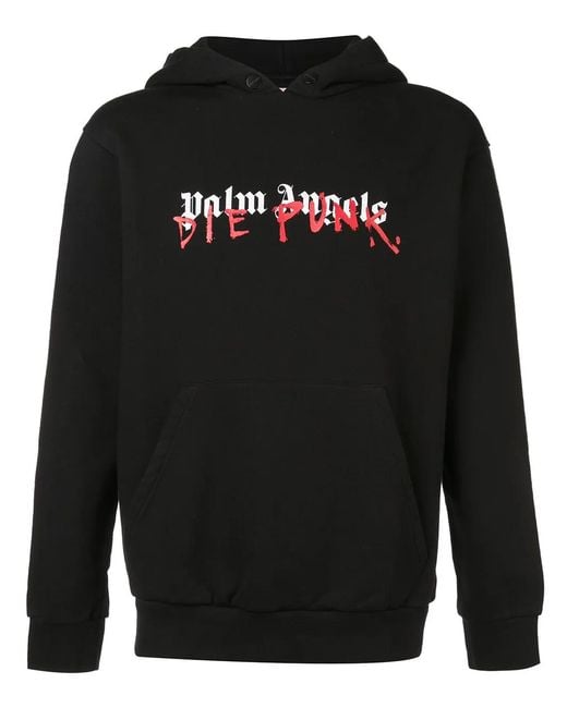 Palm Angels Black X Playboi Carti Die Punk Hoodie for men
