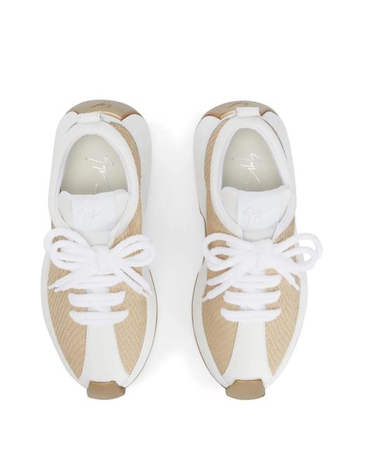 Giuseppe Zanotti White Ferox Sneakers