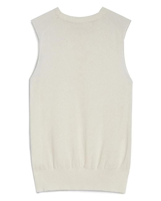 Jil Sander Natural Knitted Vest