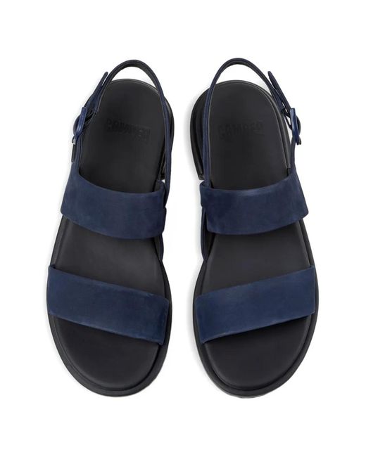Camper Blue Edy Strap Sandals