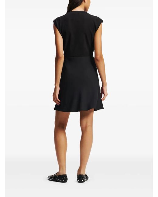 Karl Lagerfeld Black Panelled Dress