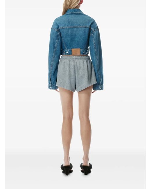Alexander Wang Blue 'Wrapped Trucker' Jacket
