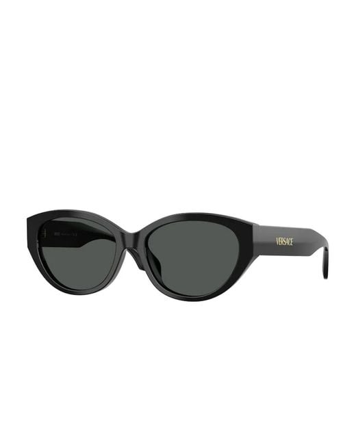 Versace Black Cat-Eye Sunglasses