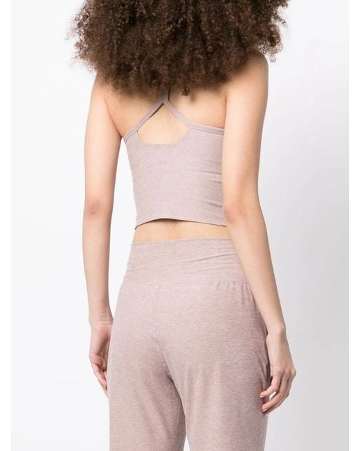 Beyond Yoga Pink Spacedye Cropped Top