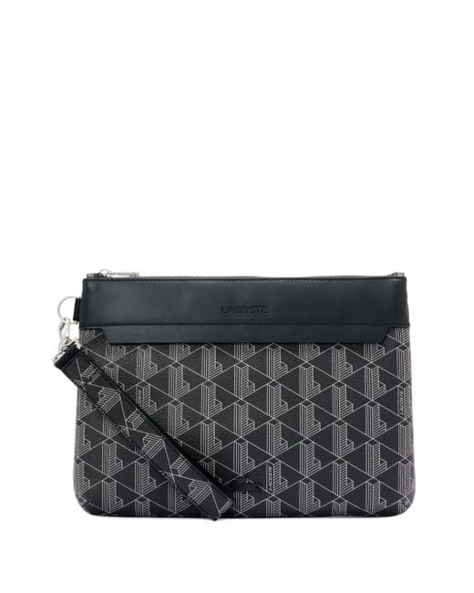 Lacoste Gray The Blend Clutch for men