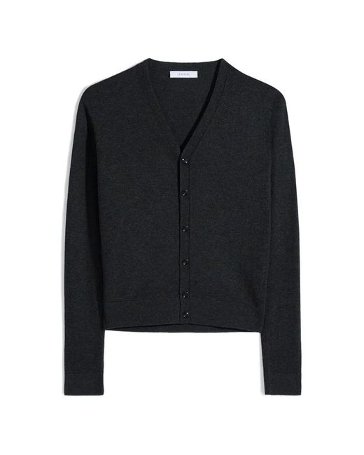Lemaire Blue V-Neck Buttoned Cardigan