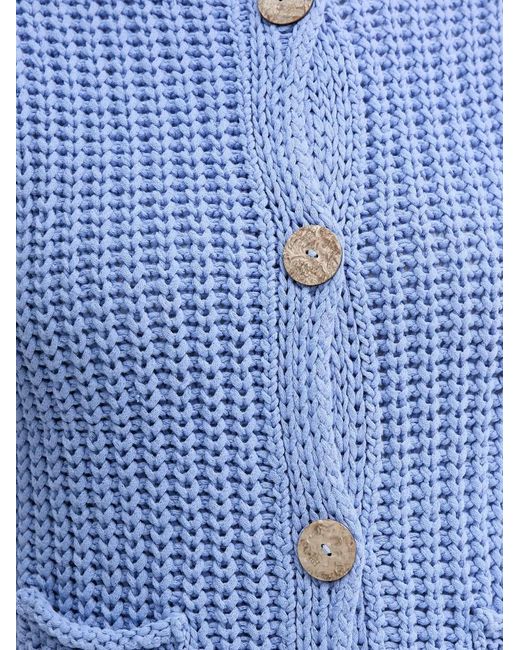 Pedro Del Hierro Madrid Blue Button-Up Vest