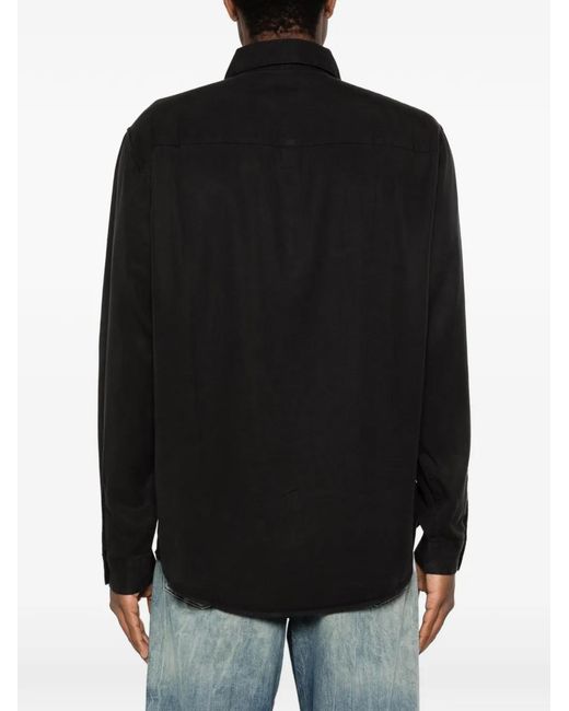 DIESEL Black Buttoned Shirt for men