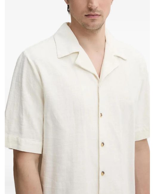 Won Hundred White Short-Sleeve Shirt for men