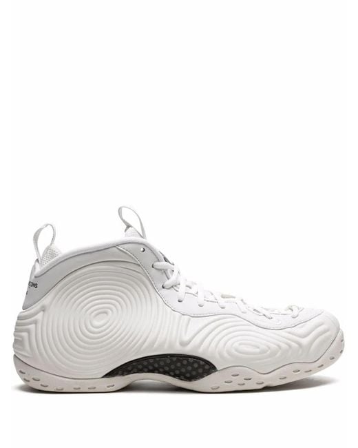 Nike White X Comme Des Garçons Air Foamposite One Sneakers