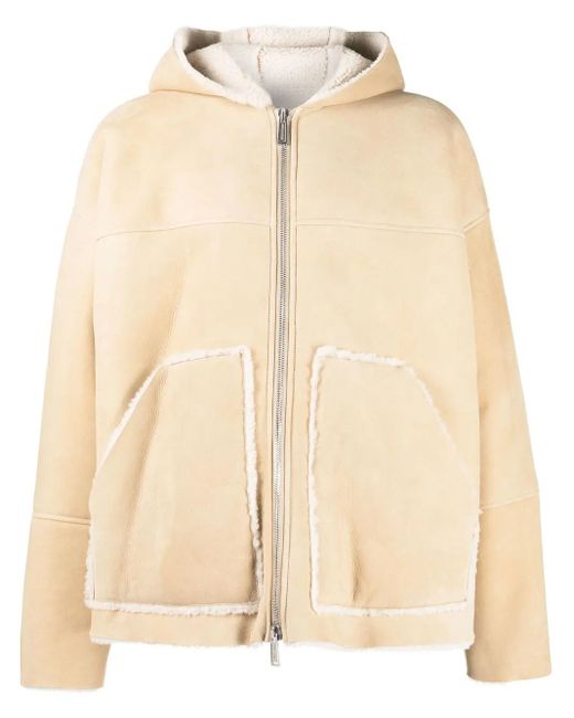Chaqueta con cremallera DSquared² de color Natural