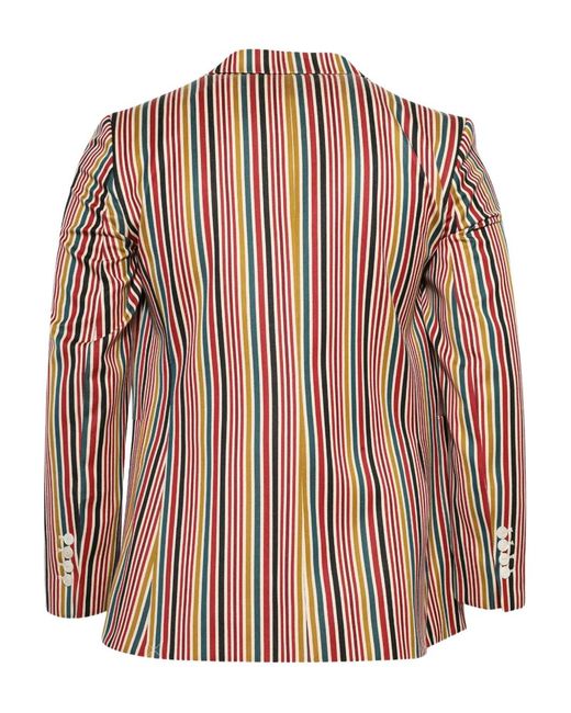 Bode Pink Lawrence Striped Suit Jacket for men