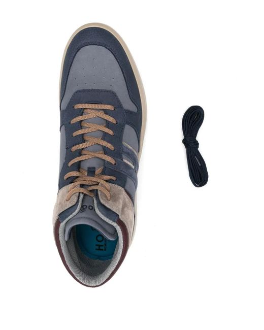 Hogan Blue H580 Mid-Top Sneakers for men