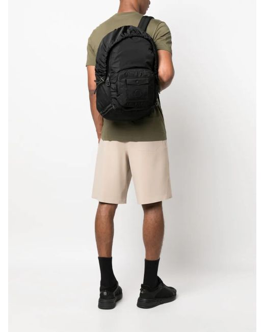 Moncler Black Makaio Backpack for men