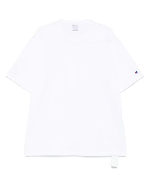メンズ Champion コットン Tシャツ White