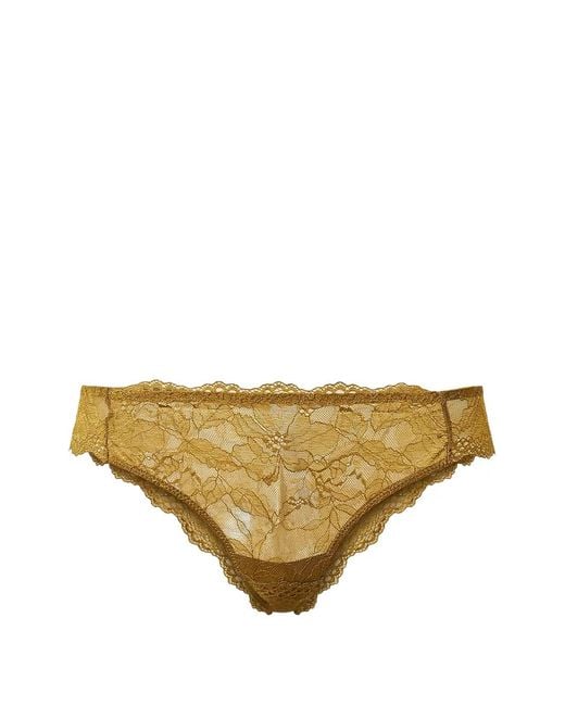 Twinset Natural Lace Brazilian Briefs