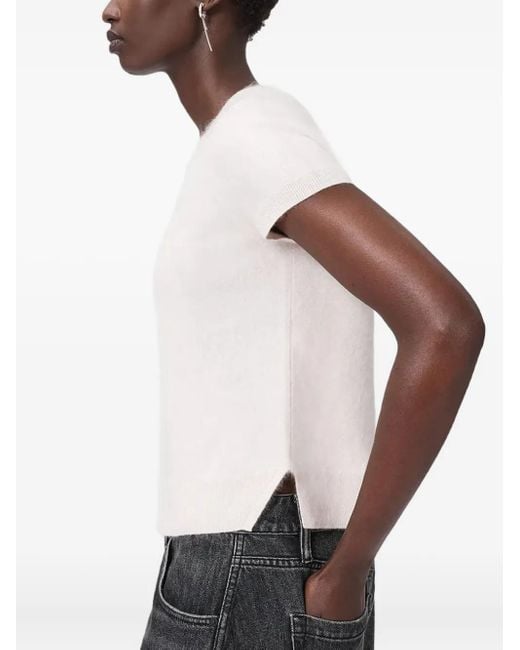 AllSaints White Rebel Short-Sleeve T-Shirt