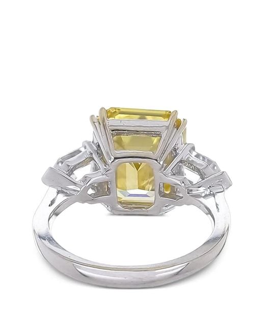 Fantasia by Deserio Metallic Emerald-Cut Ring