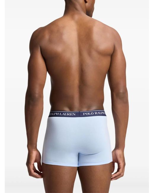 メンズ Polo Ralph Lauren ロゴ ボクサーパンツ セット White