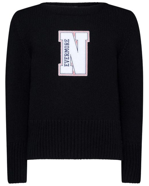 Thom Browne Black Slogan-Print Sweater for men