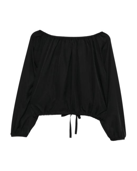 James Perse Black Long-Sleeved Top